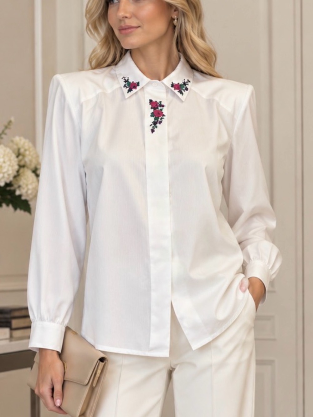 VINTAGE LONG SLEEVE BLOUSE